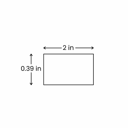 0.39 x 2.00 in