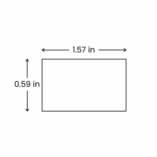 0.59 x 1.57 in