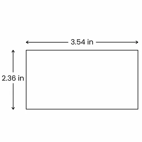 2.36 x 3.54 in